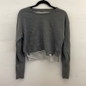 Gymshark Cropped Grey Crewneck
